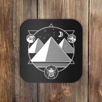 Egyptian Pyramids Emblem Coaster thumb 0