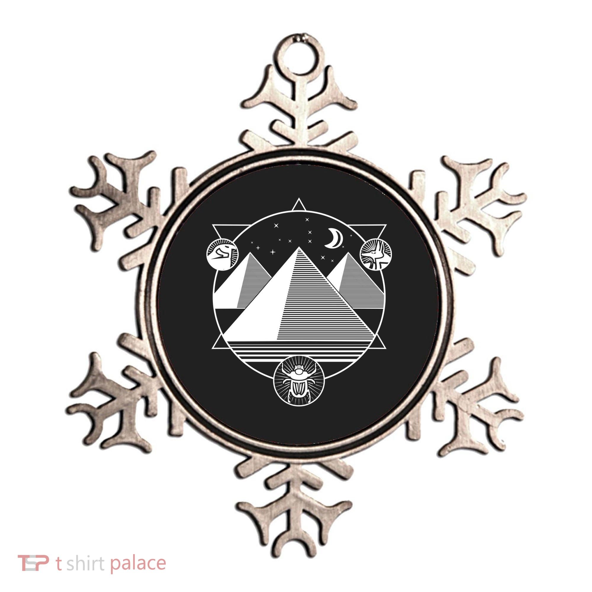 Egyptian Pyramids Emblem Ornament