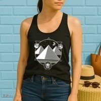 Egyptian Pyramids Emblem Women's Tank Top thumb 2