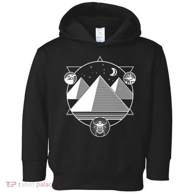 Egyptian Pyramids Emblem Toddler Hoodie