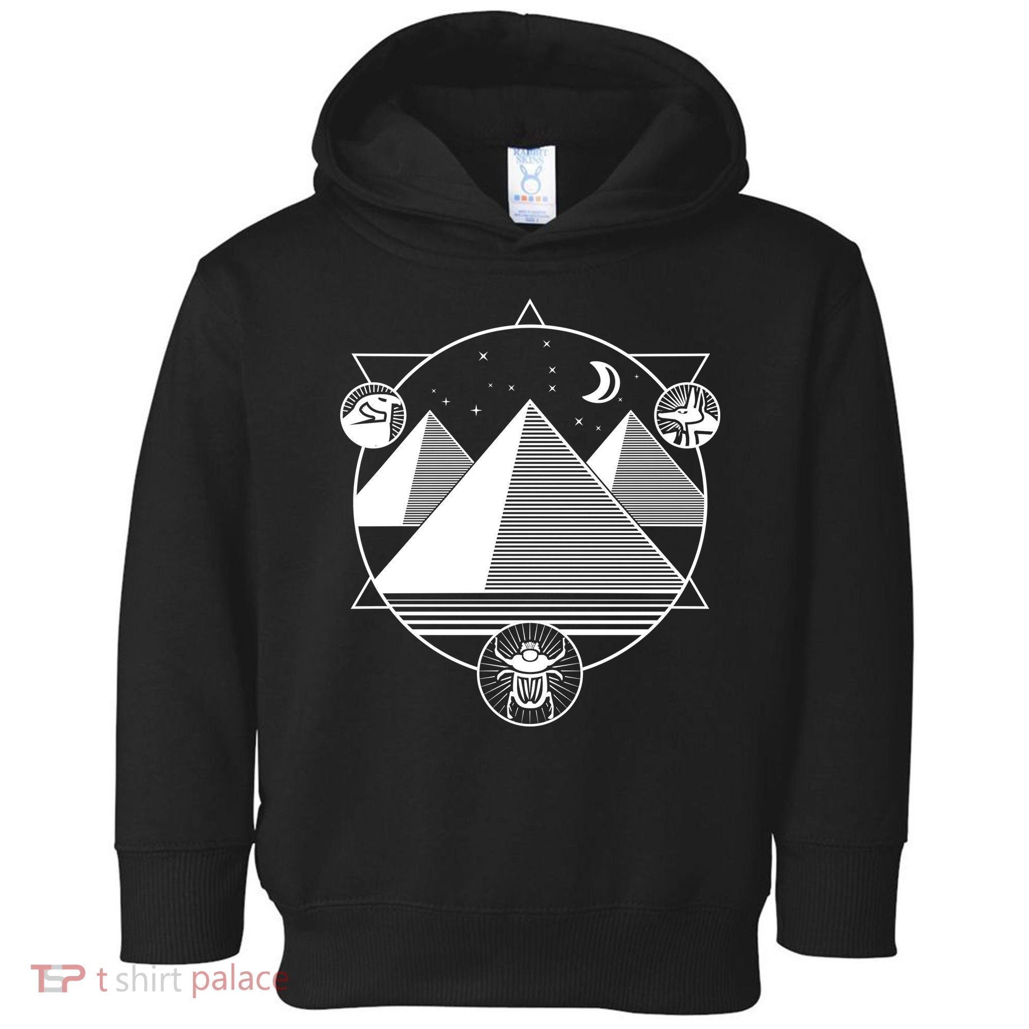 Egyptian Pyramids Emblem Toddler Hoodie