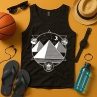 Egyptian Pyramids Emblem Tank Top thumb 4