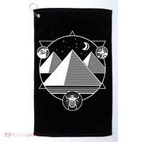 Egyptian Pyramids Emblem Golf Towel thumb 0