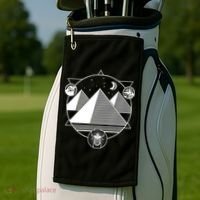Egyptian Pyramids Emblem Golf Towel thumb 2