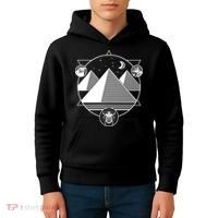 Egyptian Pyramids Emblem Kids Hoodie thumb 4