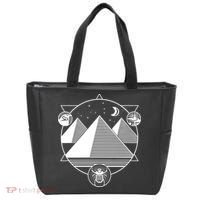 Egyptian Pyramids Emblem Tote Bag thumb 0