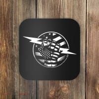 Electrician Hero American Flag Electrical Worker For Coaster thumb 0