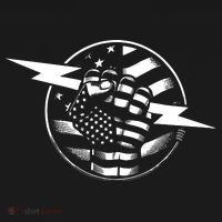 Electrician Hero American Flag Electrical Worker For Coaster thumb 2