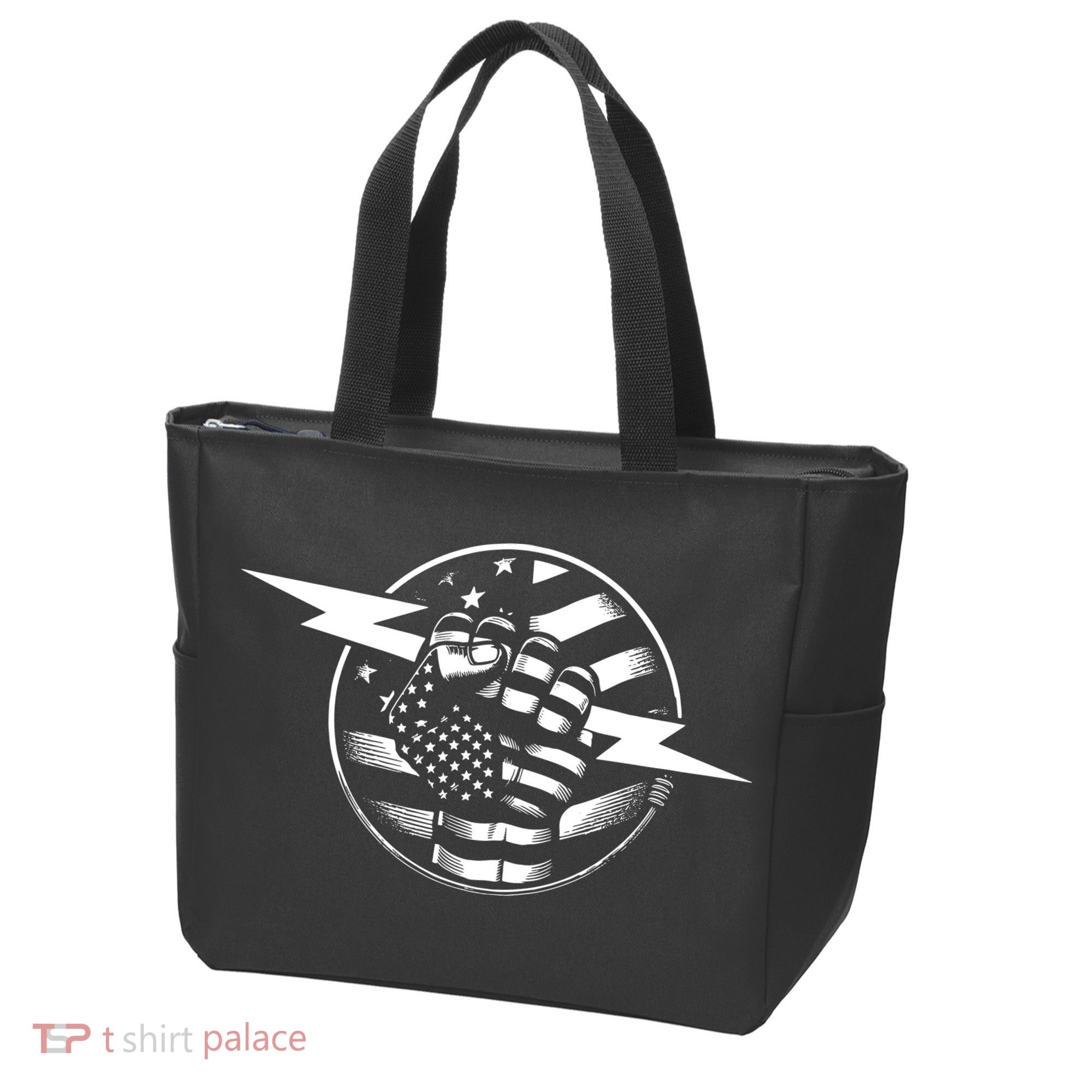 Electrician Hero American Flag Electrical Worker For Tote Bag