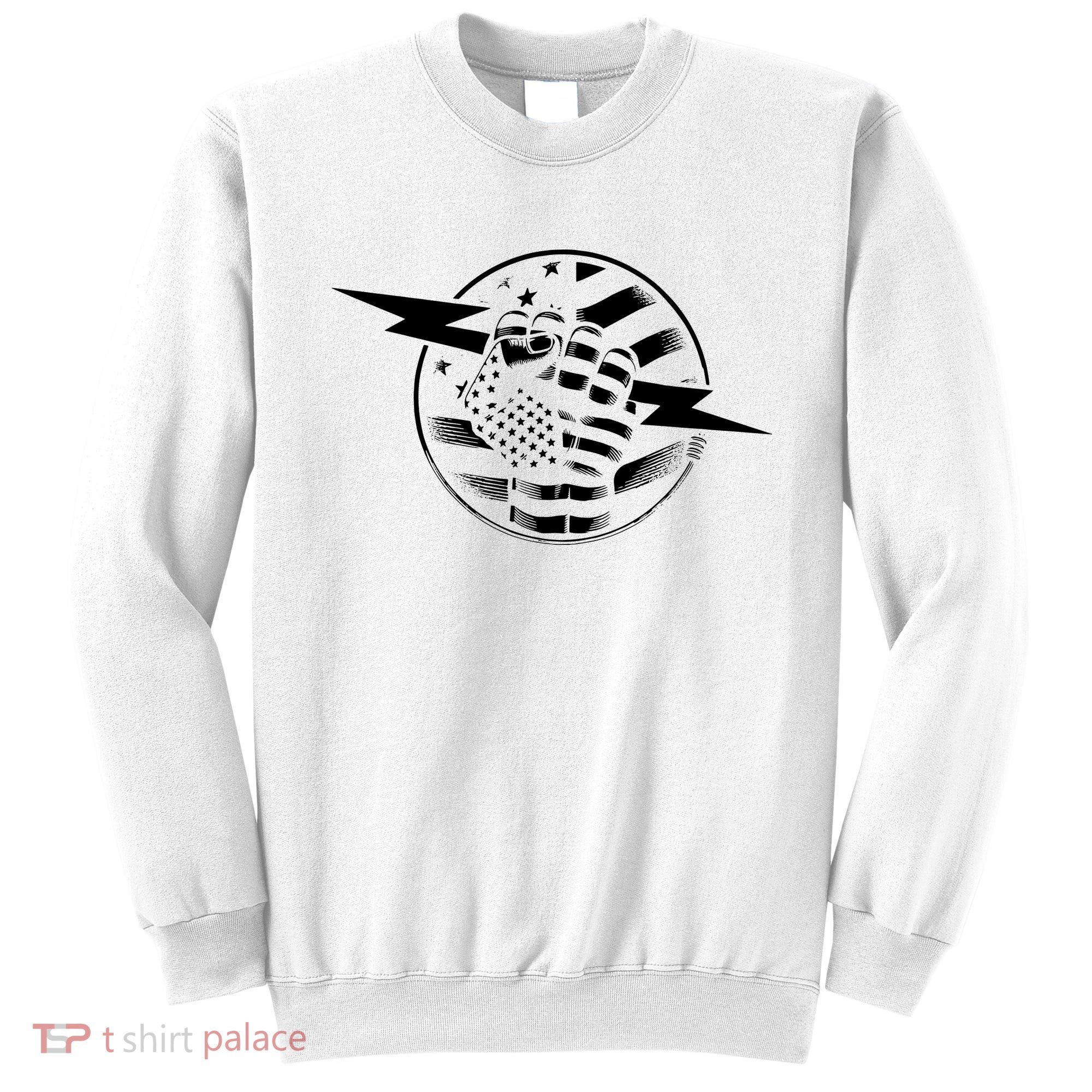 Electrician Hero American Flag Electrical Worker For Sweatshirt