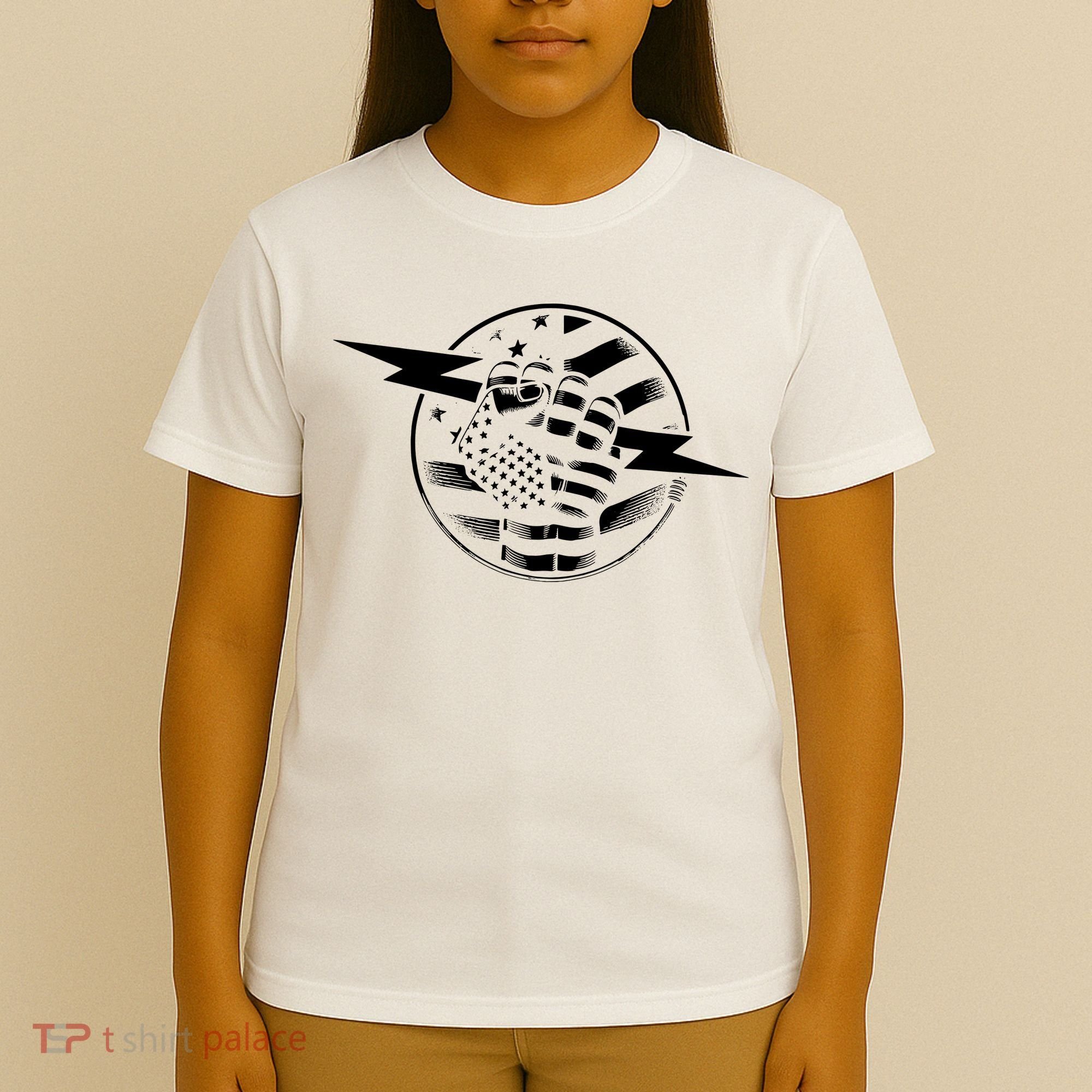 Electrician Hero American Flag Electrical Worker For T-Shirt