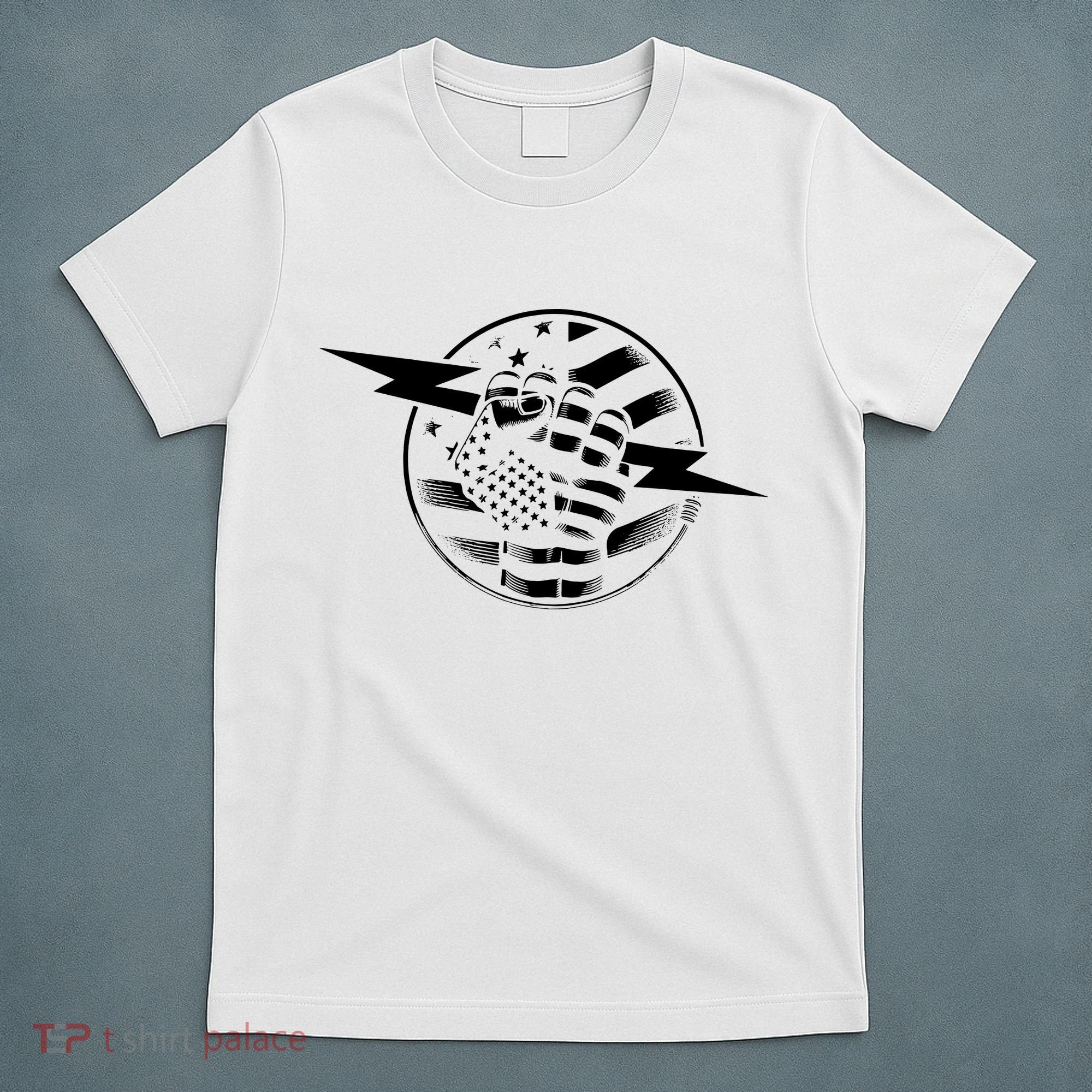 Electrician Hero American Flag Electrical Worker For T-Shirt