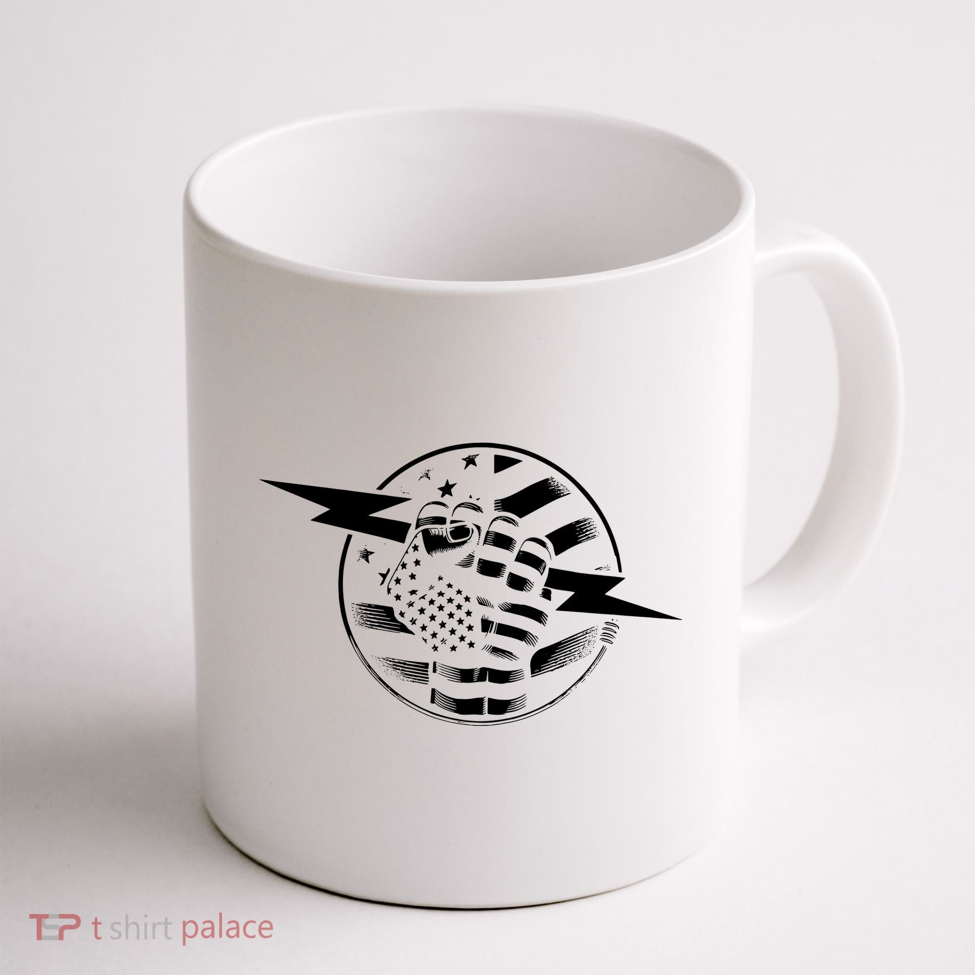 Electrician Hero American Flag Electrical Worker For Coffee Mug