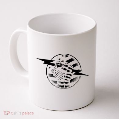 Electrician Hero American Flag Electrical Worker For Coffee Mug