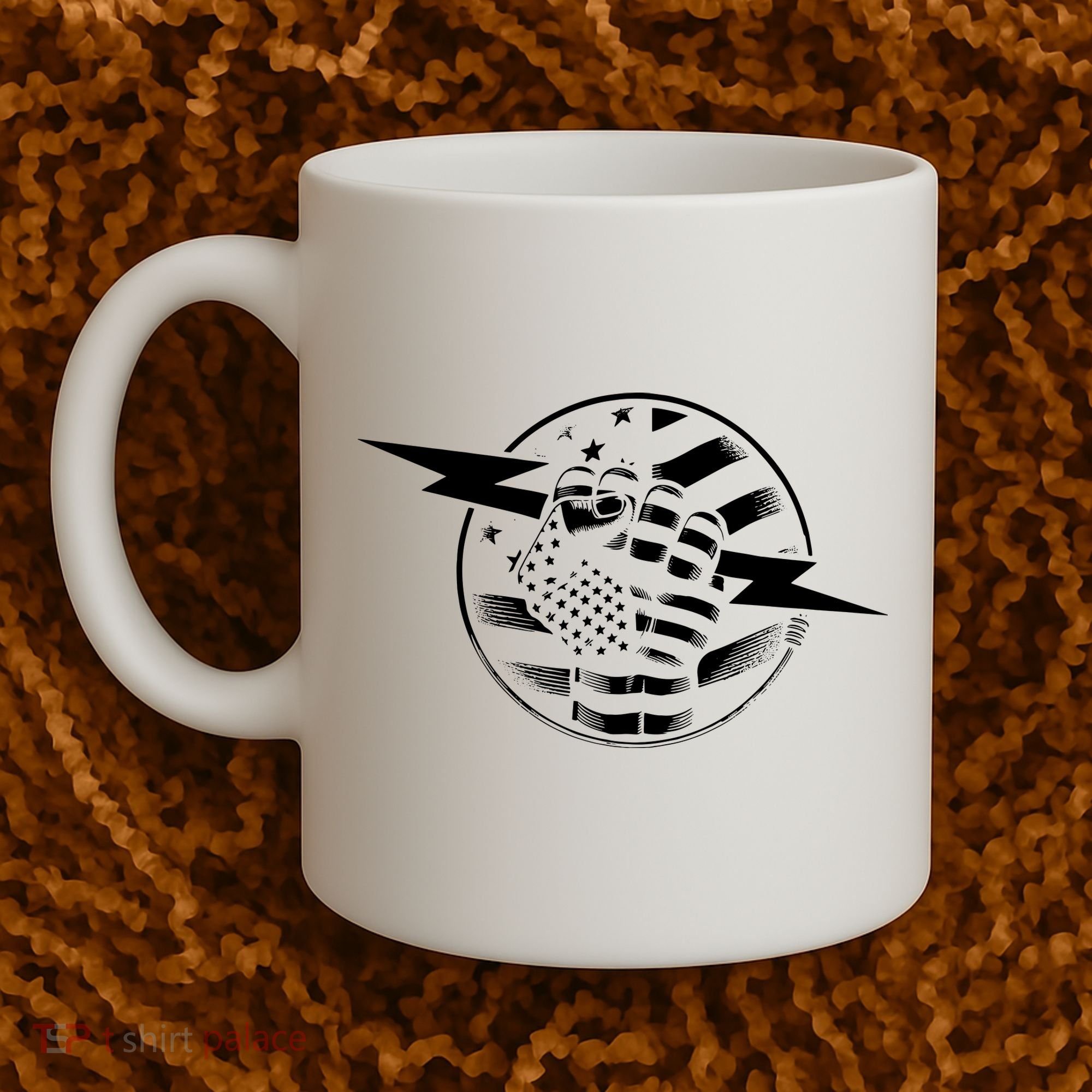 Electrician Hero American Flag Electrical Worker For Coffee Mug