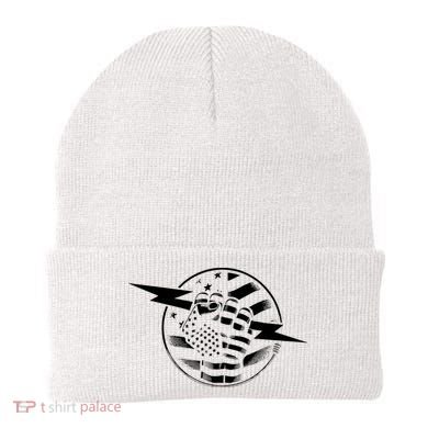 Electrician Hero American Flag Electrical Worker For Beanie