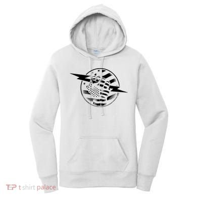 Electrician Hero American Flag Electrical Worker For Women's Hoodie