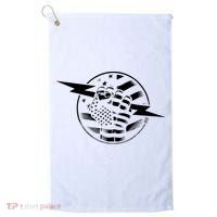 Electrician Hero American Flag Electrical Worker For Golf Towel thumb 0