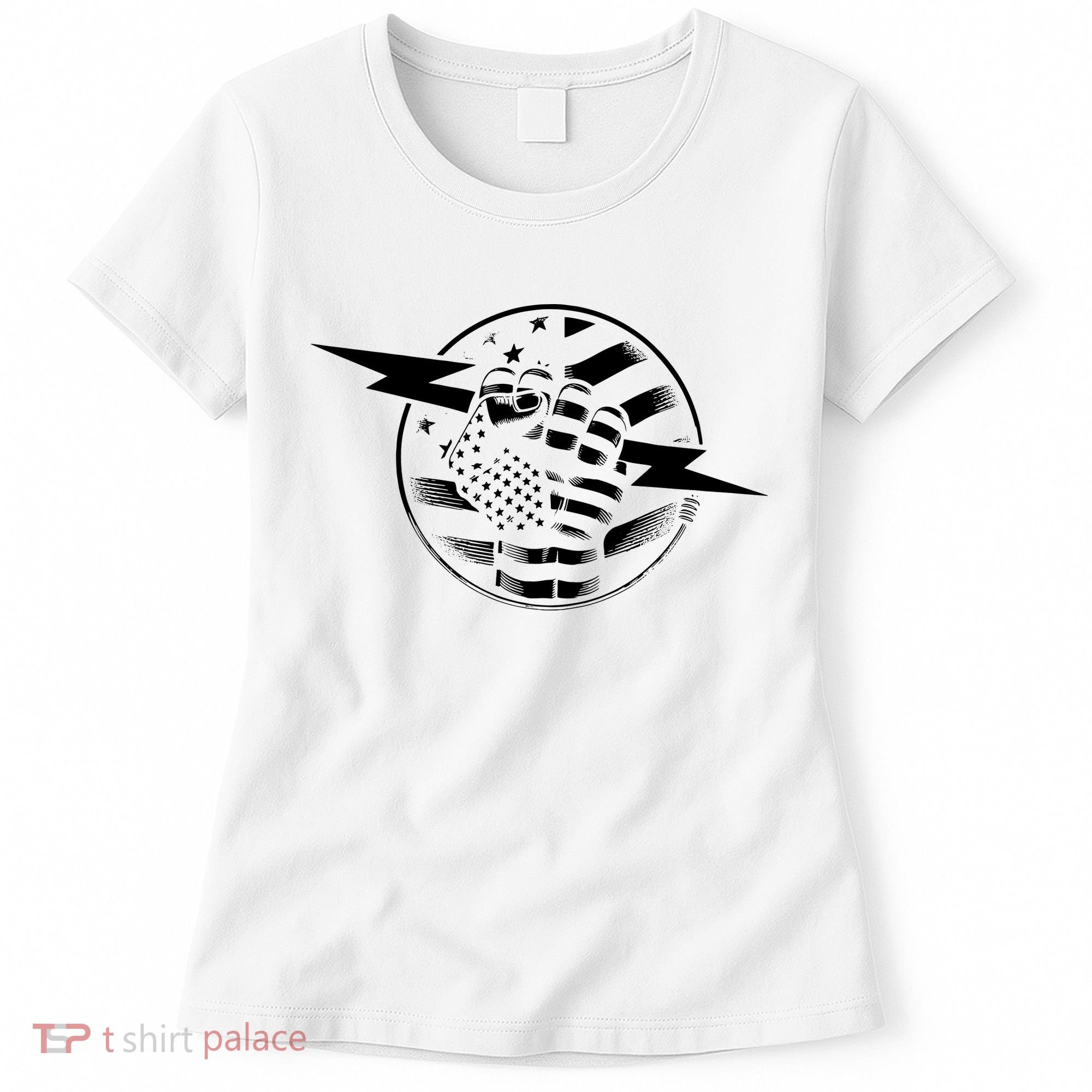 Electrician Hero American Flag Electrical Worker For Women's T-Shirt