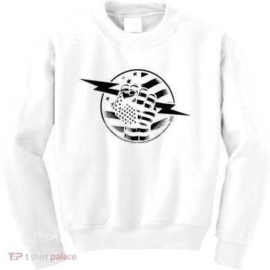 Electrician Hero American Flag Electrical Worker For Kids Sweatshirt