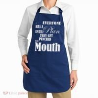 Everyone Has A Plan Until They Get Punched In The Mouth Apron thumb 2