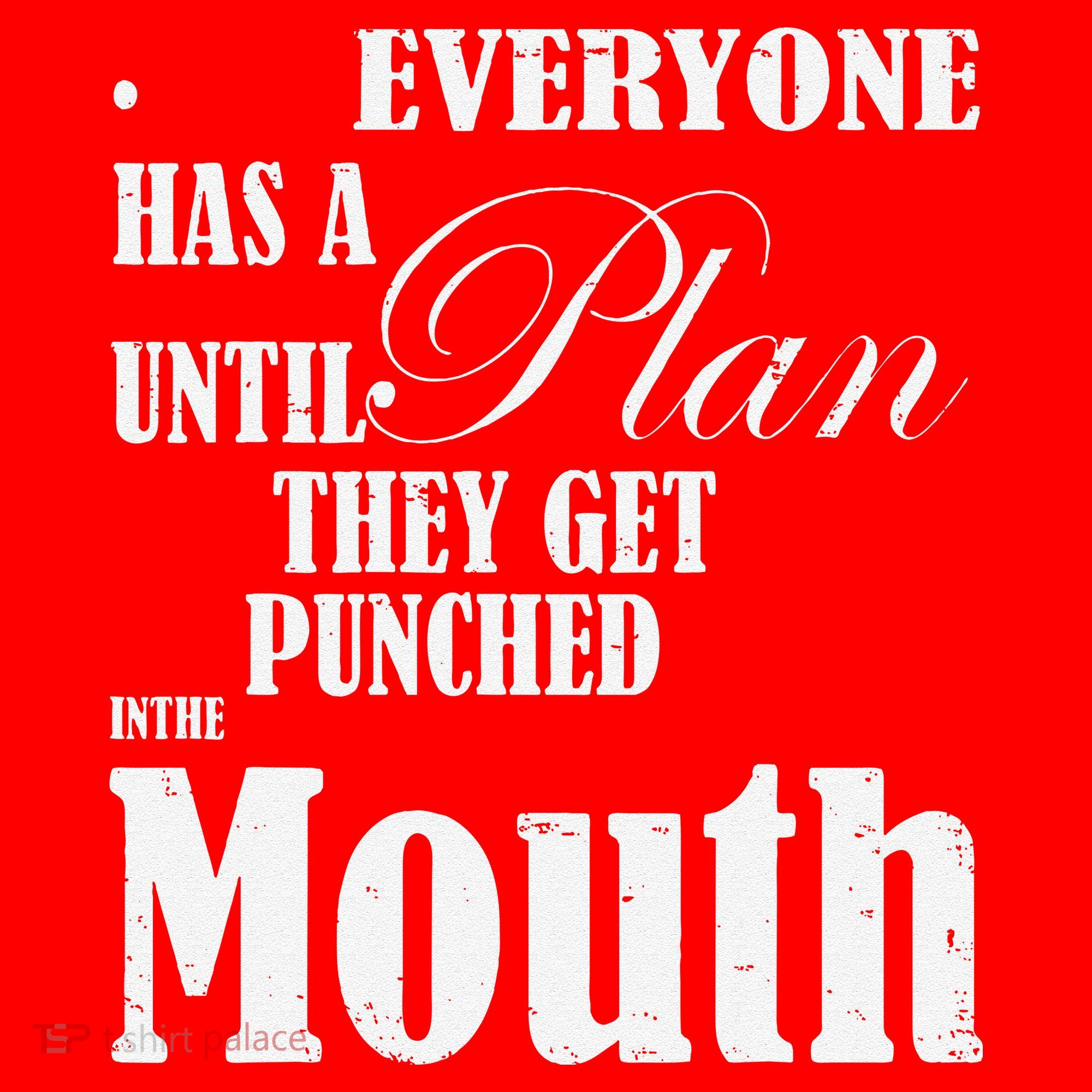 Everyone Has A Plan Until They Get Punched In The Mouth Santa Hat