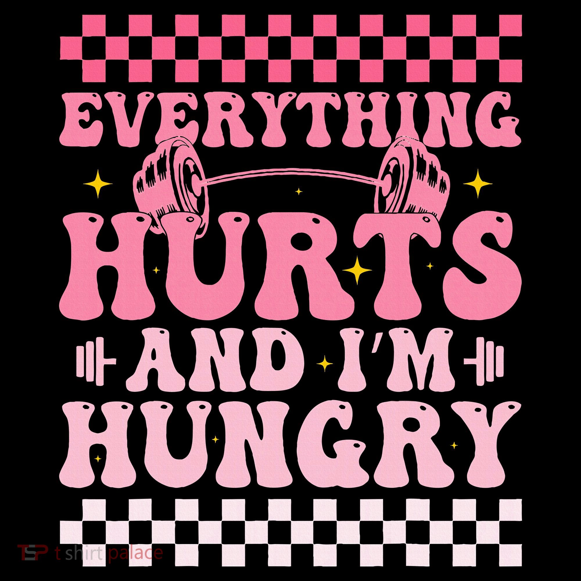 Everything Hurts And Im Hungry Workout Gym Bucket Hat