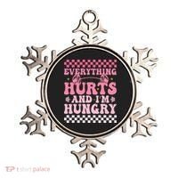 Everything Hurts And Im Hungry Workout Gym Ornament thumb 0