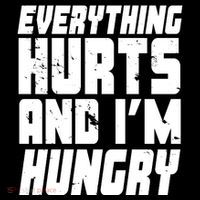 Everything Hurts And Im Hungry Funny Women's Tank Top thumb 5
