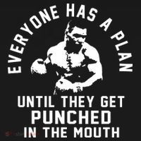 Everyone Has A Plan Until They Get Punched In The Mouth Mousepad thumb 1