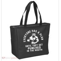 Everyone Has A Plan Until They Get Punched In The Mouth Tote Bag thumb 2