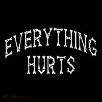Everything Hurts Bone Letters Toddler T-Shirt thumb 4