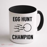 Egg Hunt Champion Gift Funny Dad Easter Pregnancy Announcement Gift Coffee Mug thumb 1