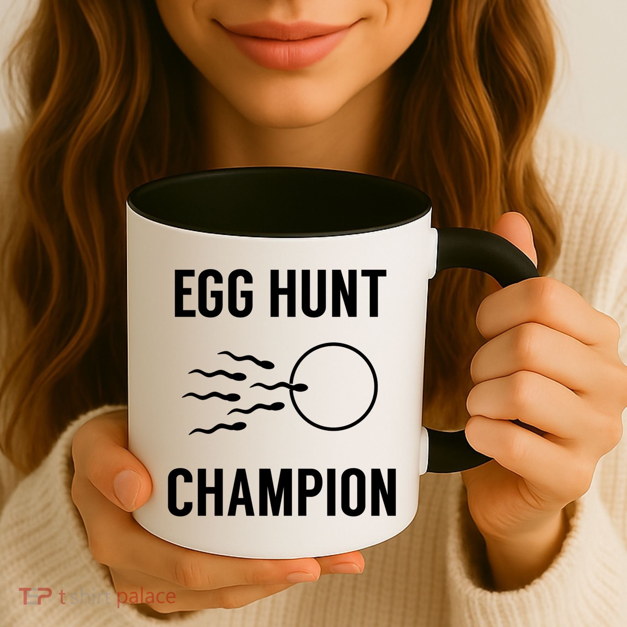 Egg Hunt Champion Gift Funny Dad Easter Pregnancy Announcement Gift Coffee Mug