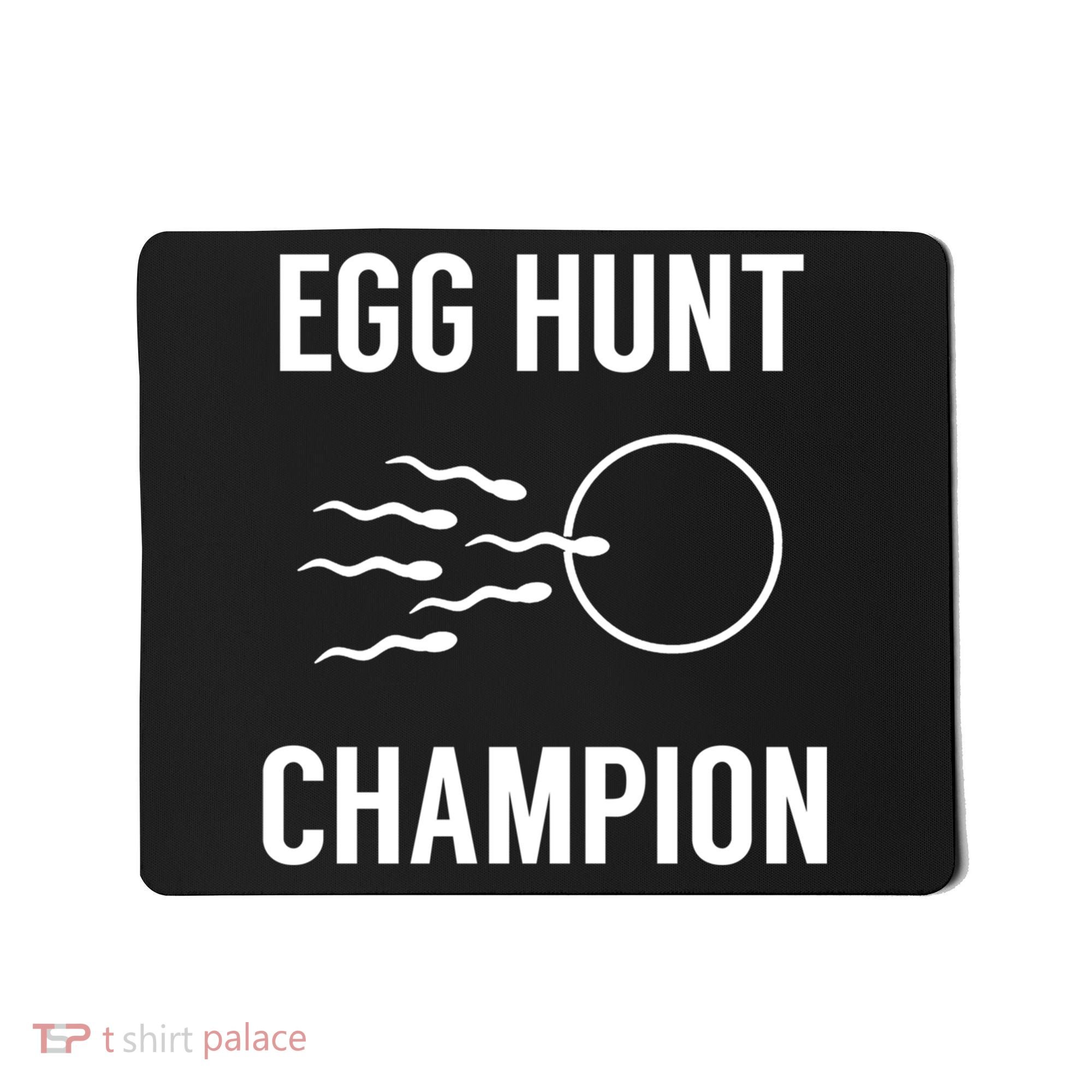 Egg Hunt Champion Gift Funny Dad Easter Pregnancy Announcement Gift Mousepad