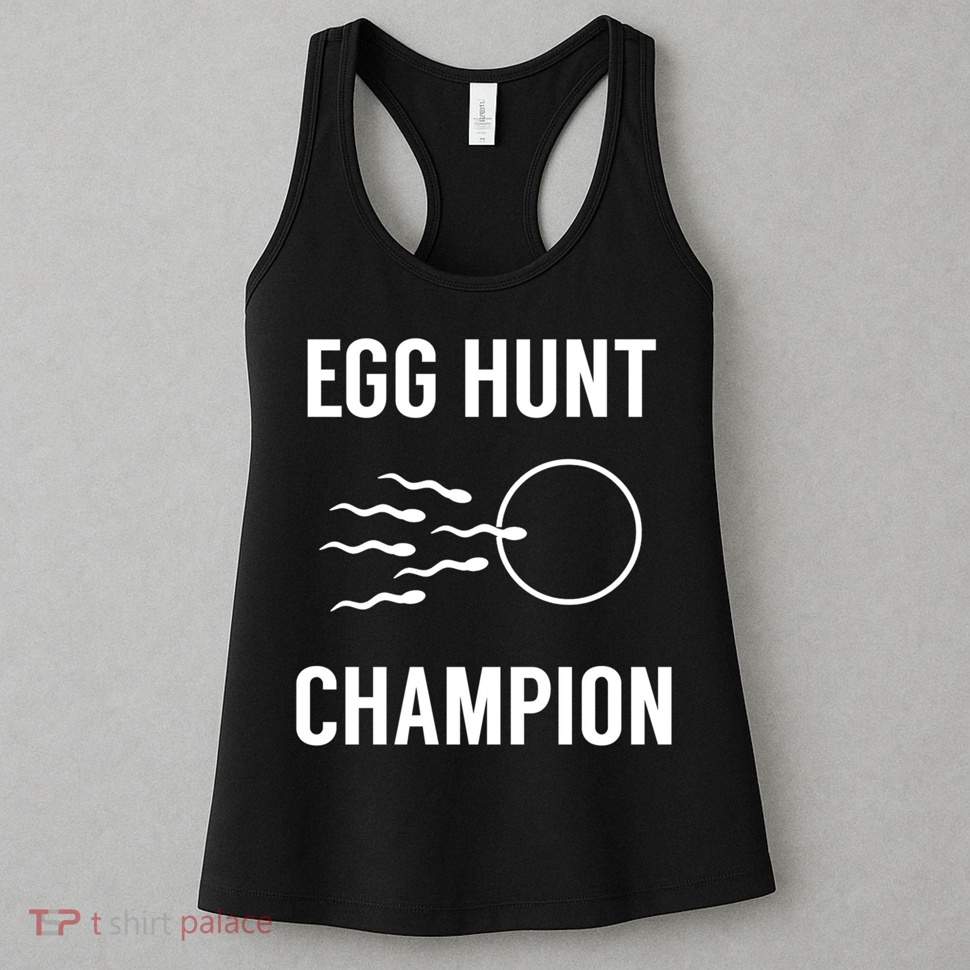 Egg Hunt Champion Gift Funny Dad Easter Pregnancy Announcement Gift Women's Tank Top