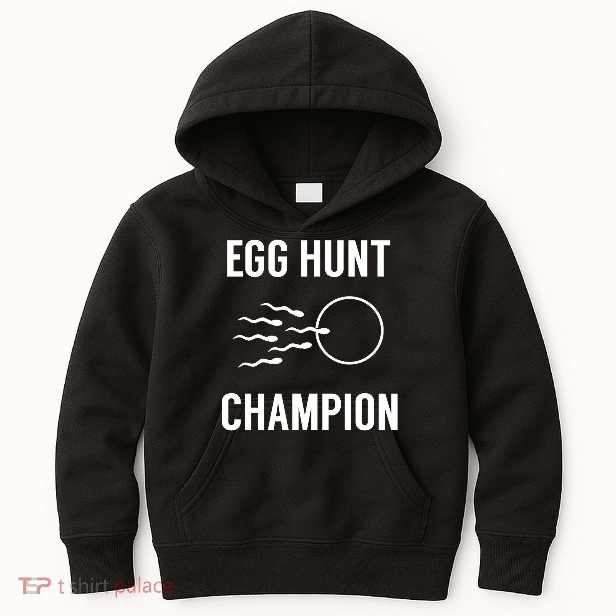 Egg Hunt Champion Gift Funny Dad Easter Pregnancy Announcement Gift Kids Hoodie
