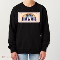 Enjoy Hawaii Car Plate Women's Sweatshirt thumb 0
