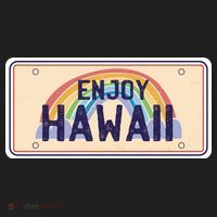 Enjoy Hawaii Car Plate Women's Sweatshirt thumb 2