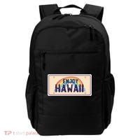 Enjoy Hawaii Car Plate Backpack thumb 0