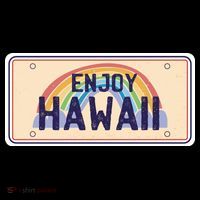 Enjoy Hawaii Car Plate Backpack thumb 2