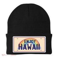 Enjoy Hawaii Car Plate Beanie thumb 0