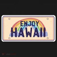 Enjoy Hawaii Car Plate Pajama Set thumb 2