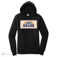 Enjoy Hawaii Car Plate Women's Hoodie thumb 0