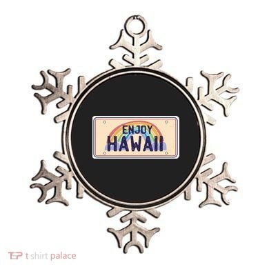 Enjoy Hawaii Car Plate Ornament