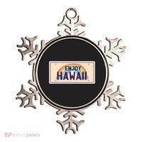 Enjoy Hawaii Car Plate Ornament thumb 0