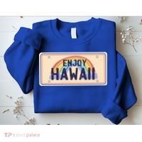 Enjoy Hawaii Car Plate Sweatshirt thumb 2