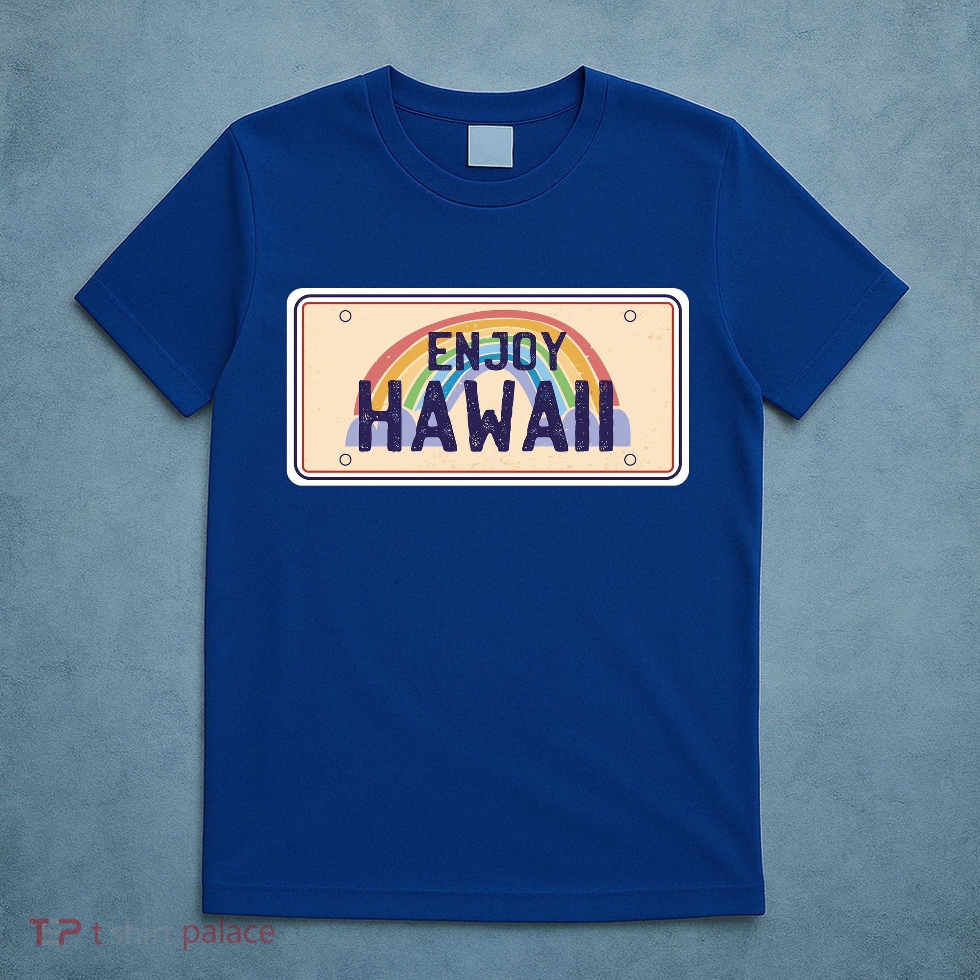 Enjoy Hawaii Car Plate T-Shirt