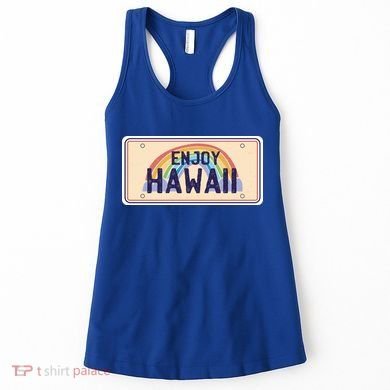 Enjoy Hawaii Car Plate Women's Tank Top