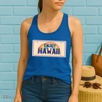 Enjoy Hawaii Car Plate Women's Tank Top thumb 2